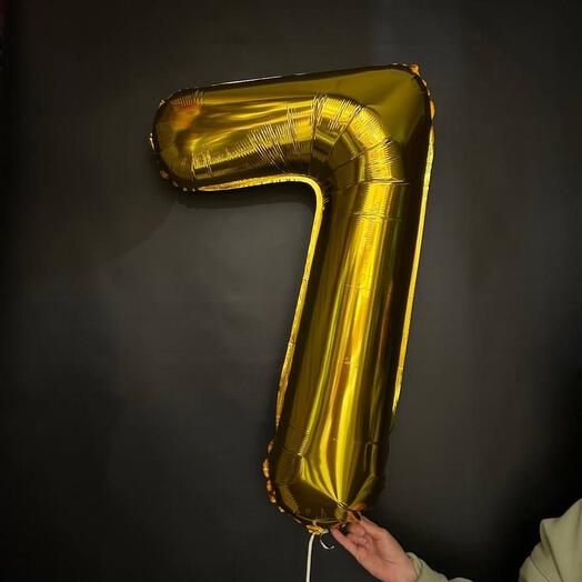 Фольгированный шар Цифра 7
