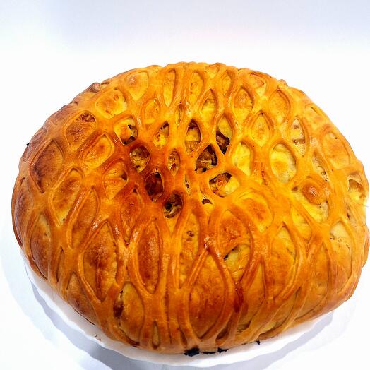 Пирог с курицей и грибами