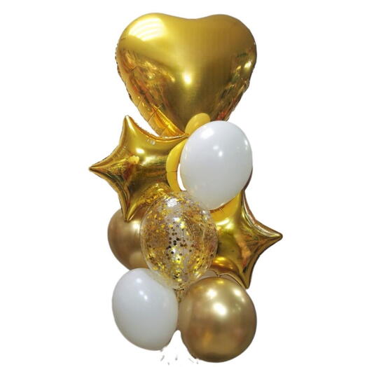 Set of helium balloons 10 pcs. Набор Шаров гелий 10 шт