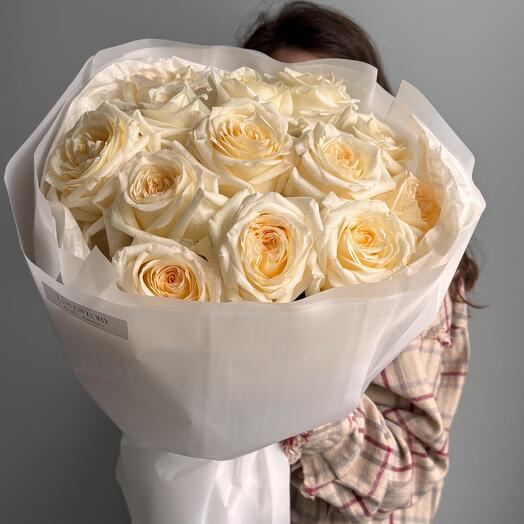 Mono-ramo de rosas en forma de peonía