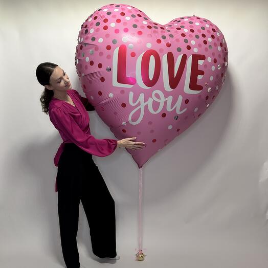 Огромное сердце Love you