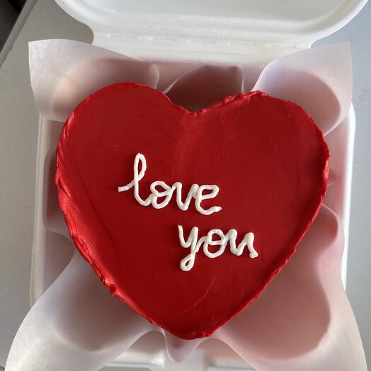 Бенто торт Love you сердце