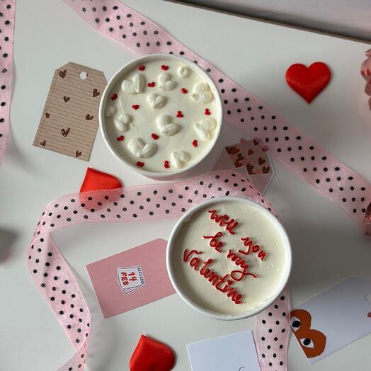 Набор cake to go в подарок на день влюбленных