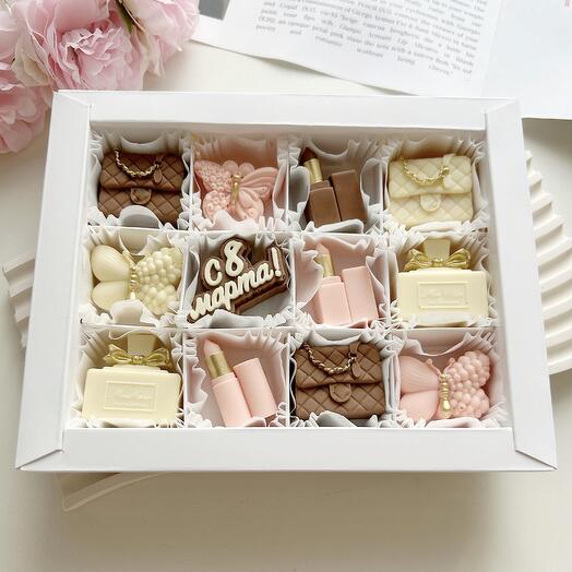 Подарок на 8 марта Шоколад ручной работы