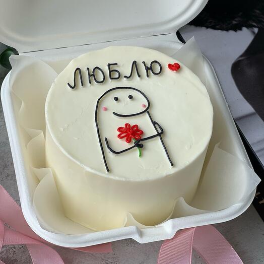 Бенто-торт « люблю»