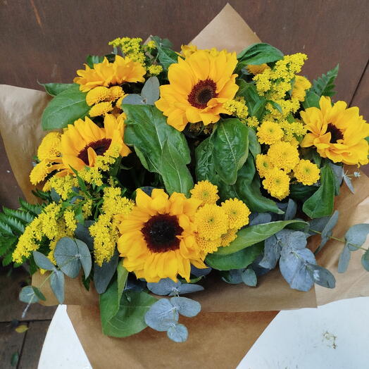 Ramo girasoles