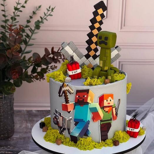 Children's birthday cake from the game