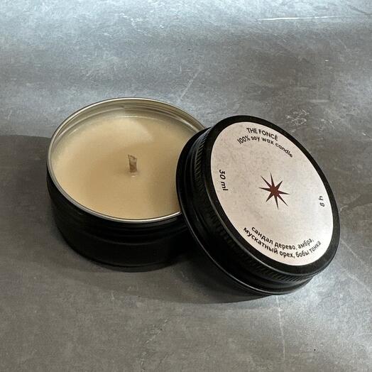 Mini Candle Sandalwood and Tonka Beans