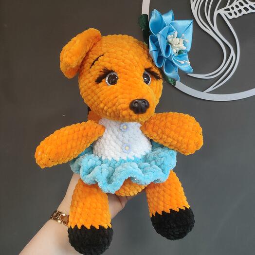 🦊 Лиса( ручная работа)