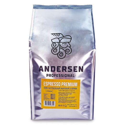 Кофе натуральный жареный в зернах "Espresso premium"