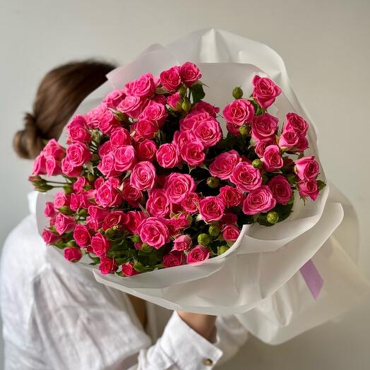 Кустовая роза 15 штук из свежей поставки 🥰
