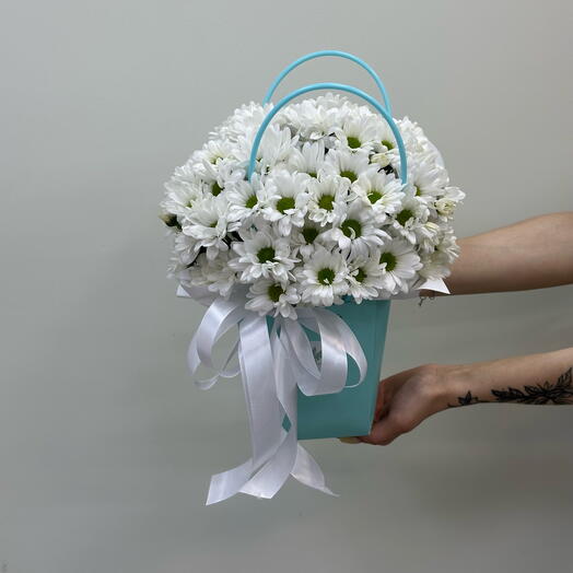 Композиция с хризантемой 11