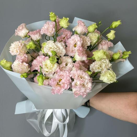 Букет "9 махровых эустом"