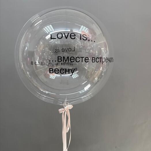 Баблс в стиле  Love is на 14 февраля ;)