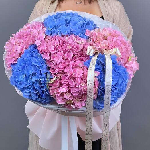 Цветы Букет Art Flowers 7 премиум гортензий