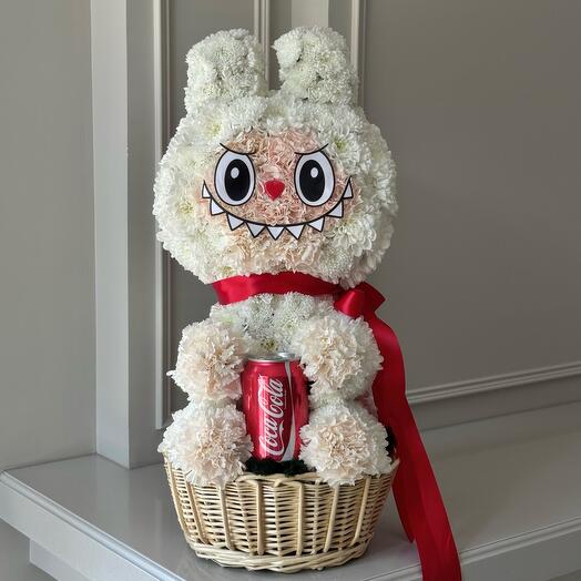 Трендовый монстрик, монстр, эльф из цветов