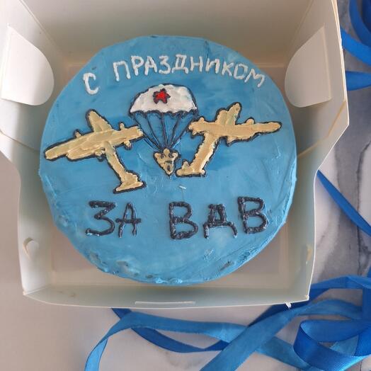 Бенто суши торт, Размер М надпись  "за ВДВ"