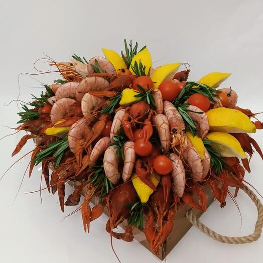 Ящик из морепродуктов "Царский пир"