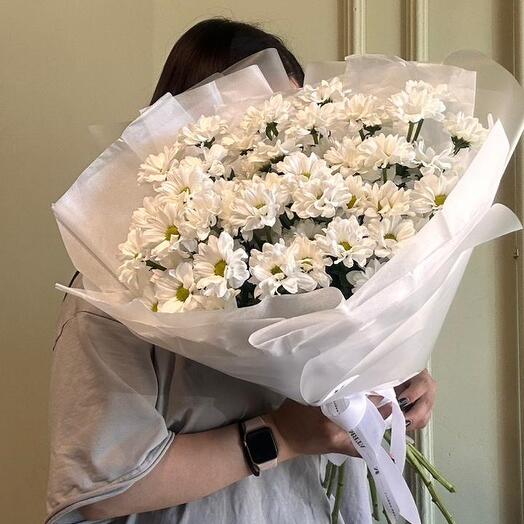 Моно из кустовых хризантем