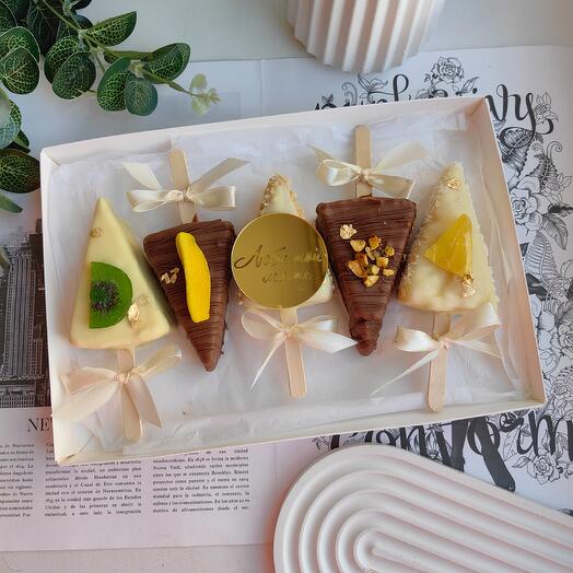 Набор Маме 💌Чизкейки на палочке (ассорти 2 вкуса), подарок на день матери