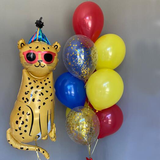 "Пятнистный праздник" (набор из 11 шаров для ребенка)