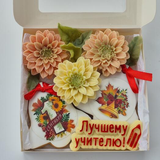Подарочный набор "Лучшему учителю" с пряниками