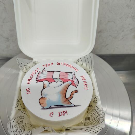 Бенто торт Да накроет тебя шуршание денег