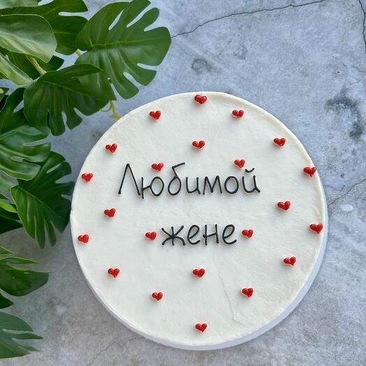 Бенто торт для жены