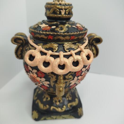 Шкатулка самовар хохлома