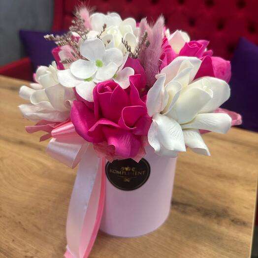 Композиции из мыльных роз Парижанка 🌹