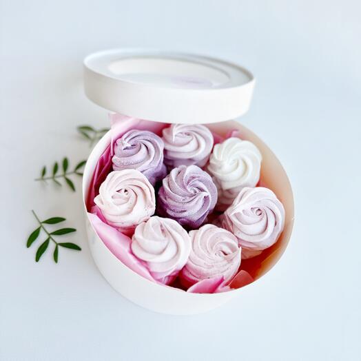 Коробочка зефира для нее на 8 марта