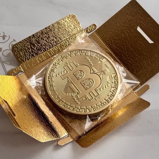 Биткоин золотая валюта ! из натурального Бельгийского шоколада