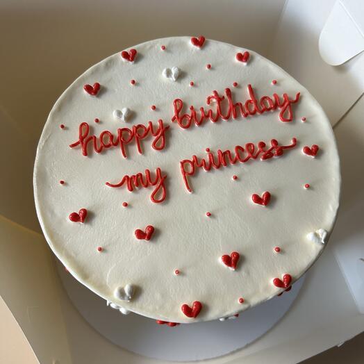 Торт на день рождения «Happy birthday»