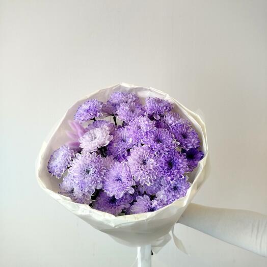 Букет из хризантемы лавандовой