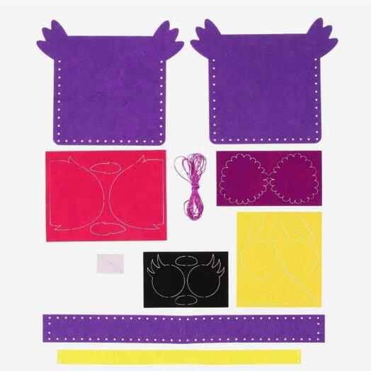 Набор для создания сумочки из фетра «Совёнок»