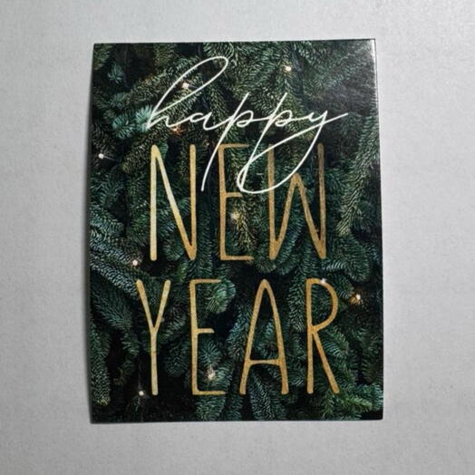 Открытка «Happy new year»