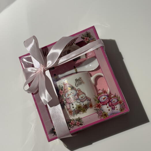 Подарочный набор «Pink snowman»