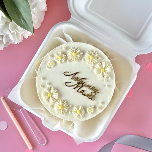 Бенто торт «Любимой маме» подарок на День матери