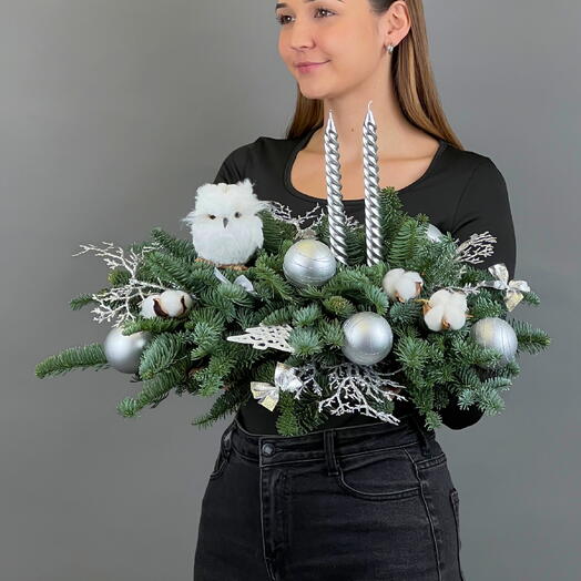 Цветы Букет Art Flowers Полярная Тишина