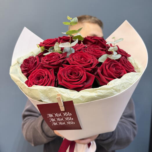 Букет из 15 роз 🥰