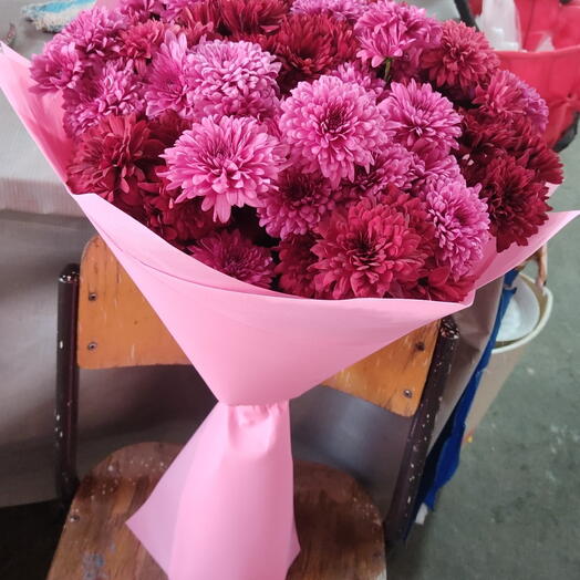 Букет из ярких астр Pink wow! 🌺🦋🍀
