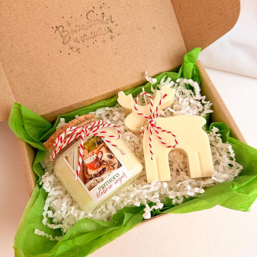 Набор с новогодними свечами