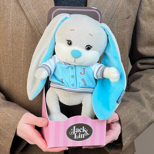 Мягкая игрушка заяц Жак