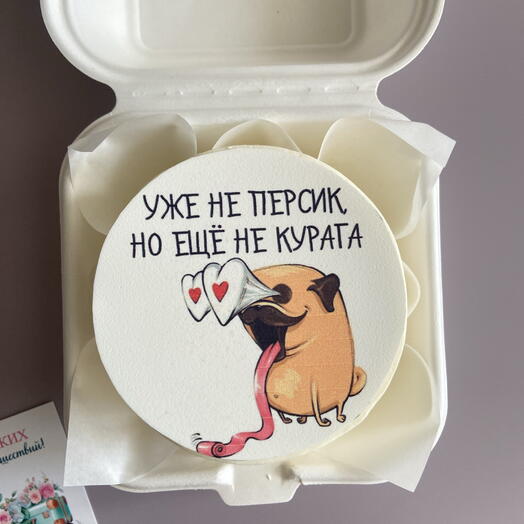 Бенто торт «уже не персик,но еще не курага»