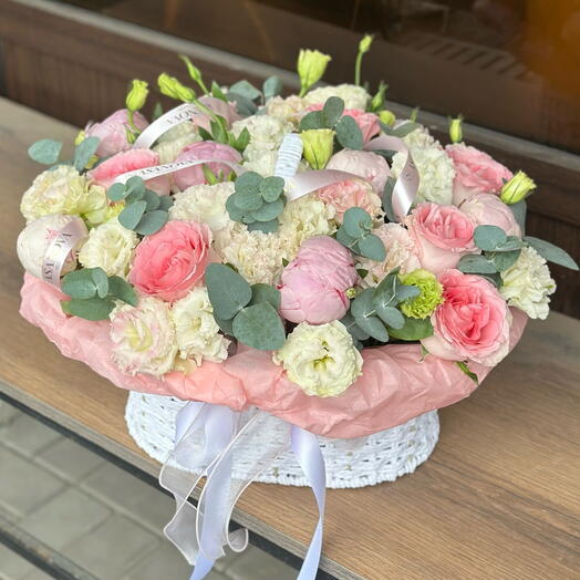 Нежная микс корзина