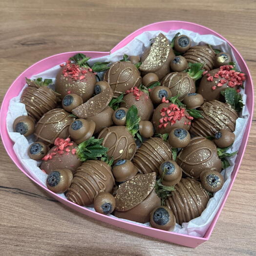 🔥Набор из клубники и голубики в бельгийском шоколаде