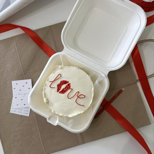 Бенто торт love