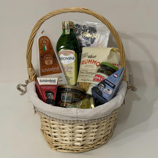 Продуктовая подарочная корзина «Итальянское вдохновение»