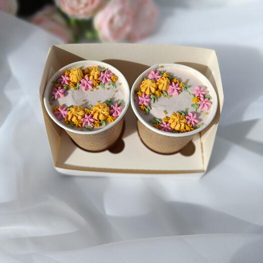 Торт в стакане (cake to go) в подарок