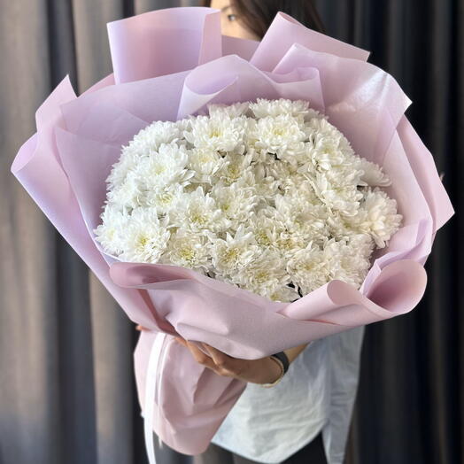 Букет из 9 хризантемы